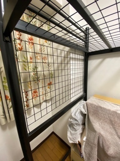 （譲り先決まったため、受付終了しております、申し訳ございません）シングルタイプのパイプベッド