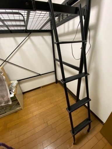 （譲り先決まったため、受付終了しております、申し訳ございません）シングルタイプのパイプベッド
