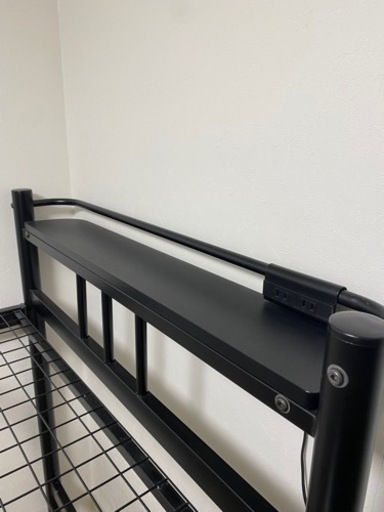 （譲り先決まったため、受付終了しております、申し訳ございません）シングルタイプのパイプベッド