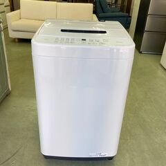 【リサイクルショップ　ピカソ　小松原】★分解洗浄済み★アイリスオーヤマ 4.5kg 洗濯機 2022年製 IAW-T451★1749★の画像