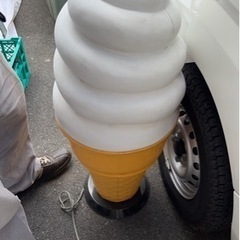 雪印　ソフトクリーム　置物　