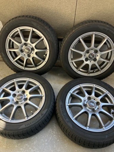 【終了】スタッドレスタイヤ4本セット　YOKOHAMA155/65/14