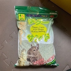 デグーちゃんの砂