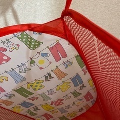 ランドリーバスケットおもちゃ入れ収納の画像