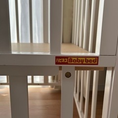 ヤトミ　ベビーベッド（レギュラーサイズ）　ホワイトの画像