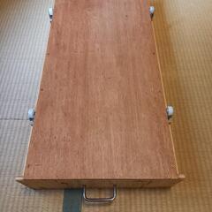 ベッド下収納　引き出しの画像