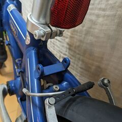 お盆発送DAHON route 折りたたみ自転車 青　美品中古　室内保管 お盆発送DAHON route 折りたたみ自転車 青 美品中古 室内保管