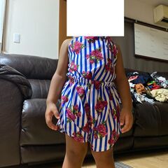 花柄セットアップ　９０cm