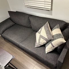 3月中お値引きします【ほぼ新品未使用】3人掛けソファ ほぼ新品 3人掛けソファ