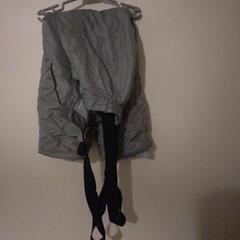 140cm/キッズ/ スキーウェア/ 迷彩/上下の画像