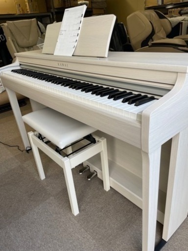 KAWAI CN29A 2021年製のほぼ新品 ホワイトメープル電子ピアノ高年式88