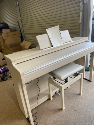 KAWAI CN29A 2021年製のほぼ新品　ホワイトメープル電子ピアノ高年式88鍵盤