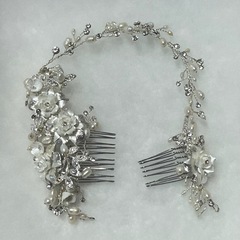 ウェディング　ヘッドドレス