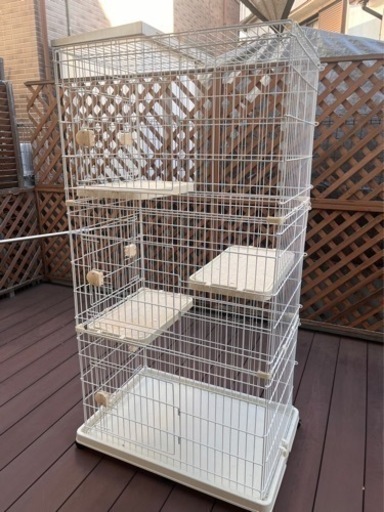 タンスのゲン　猫ケージ　３段