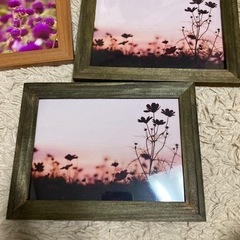 写真入り フォトフレーム2Lサイズ 3つセットの画像