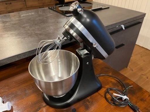 2022年12月購入品　9KSM3311XBM スタンドミニミキサー キッチンエイド アルチザンシリーズ 3.3Lヘッドアップ式 マットブラック【KK9N0D18P】
