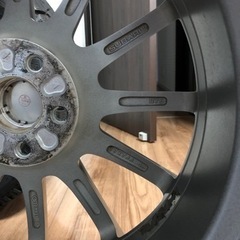 STI純正ホイール4本セット　スタッドレスタイヤ付き　STIエアバルブの画像