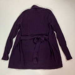 しまむら　セオリア　カーディガン　むらさきの画像