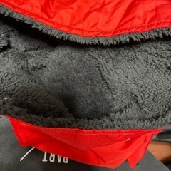 新品】kids ネックウォーマーand帽子レッド✖️ブラックがオシャレのあかとブラックの画像