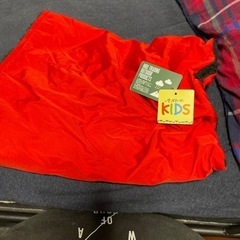 新品】kids ネックウォーマーand帽子レッド✖️ブラックがオ...