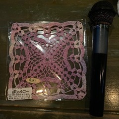 テーブルセンタークロス　手編みレースの画像
