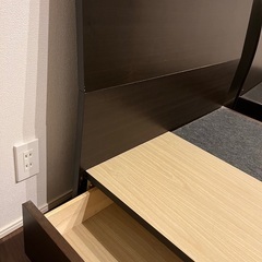 ASLEEP シングルベッド　引き出し付きの画像