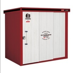 ヨド物置発売50周年記念　コールマンコラボ物置の画像