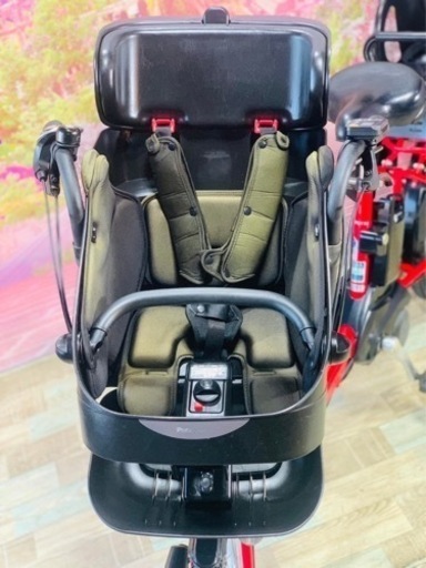❸5867子供乗せ電動アシスト自転車Panasonic20インチ良好バッテリー