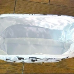 新品　[Alexandros] ヒストリー総柄 ポーチ ホワイトの画像