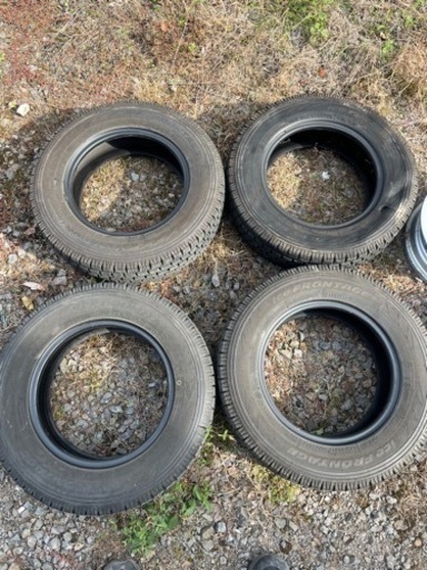 【梅雨特価！】軽バン軽トラ スタッドレス　145/80r12LT ホンダ純正アルミホイール