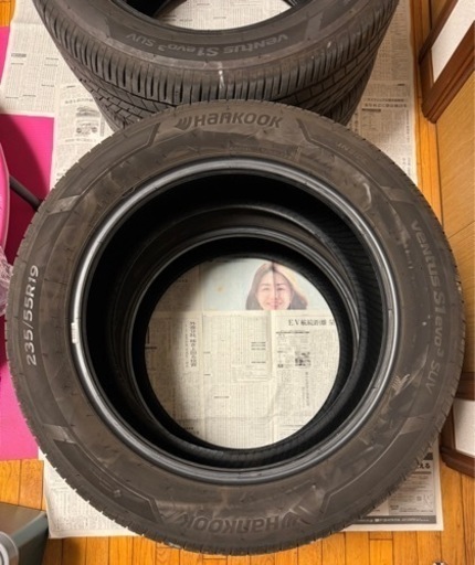 19インチタイヤ4本セット VENTUS S1 evo3 235/55R19 メルセデスベンツ認証タイヤ