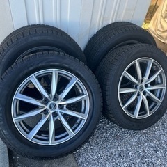 レクサス NX300h 使用 235/55R18 スタッドレスタイヤ ホイール4本セット BLIZZAK VRXの画像