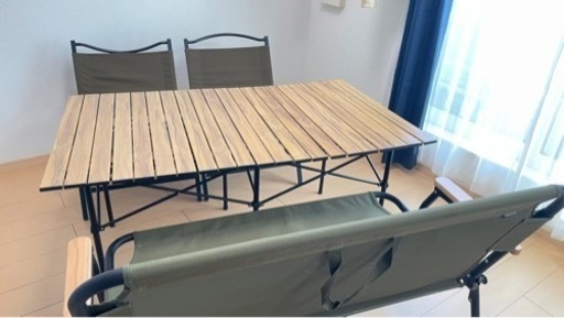【室内保管】即BBQセット　テーブル椅子セット