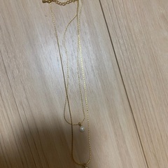 2連の可愛いネックレスの画像