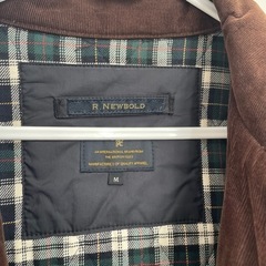 R.NEWBOLD キルティング　メンズコートの画像