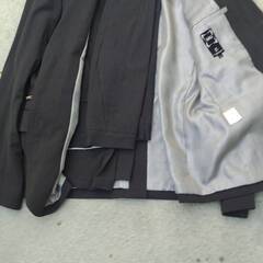 【値下げ】SR'ESスーツ上下セット　グレー　珍しいファスナーポケットあり　サイズメンズＬ175CM～の画像