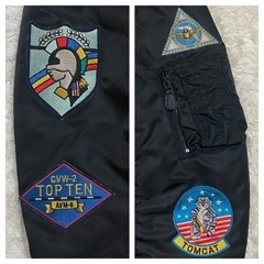 【DEPOT限定、希少、2XL】AVIREX フライトジャケット　TOPGUNの画像