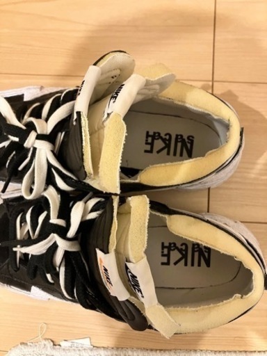 sacai × Nike Blazer Black Patent Leather