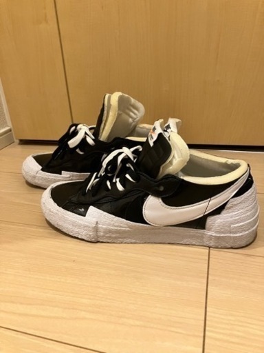 sacai × Nike Blazer Black Patent Leather