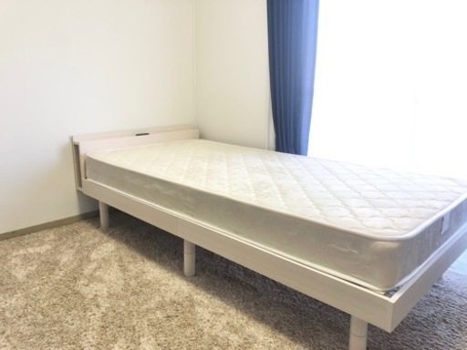シングルベッド マットレス付き