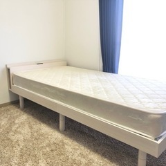 シングルベッド マットレス付き