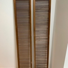 欄間 2枚 一対 レトロ アンティーク 伝統工芸 和モダン DIYにもの画像