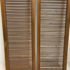 欄間 2枚 一対 レトロ アンティーク 伝統工芸 和モダン DIYにもの画像