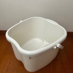 足湯バケツ バケツ フットバス 足ツボ付きの画像