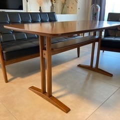 カリモク60 カフェテーブル1200