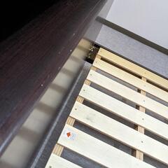 ニトリセミダブルベッドフレーム（電源、ランプ付き）の画像