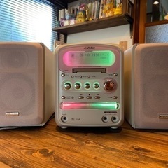 Victor MDコンポ トルマリンピンク 付属品・箱あり