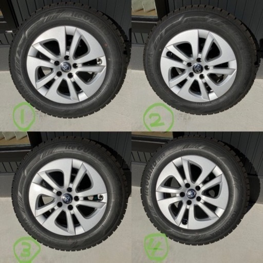 （取引中）195/65 15R  iceGUARD 4本　ホイール付き　（50プリウス純正）
