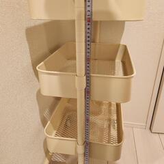 山善バスケットトローリーの画像