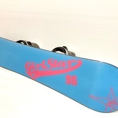 【SOLD OUT】レディース！◆スノーボード オールインワン 豪華 6点セット◆ボード／ビンディング／burton ブーツ／グローブ／ゴーグル／ケース 美品の画像